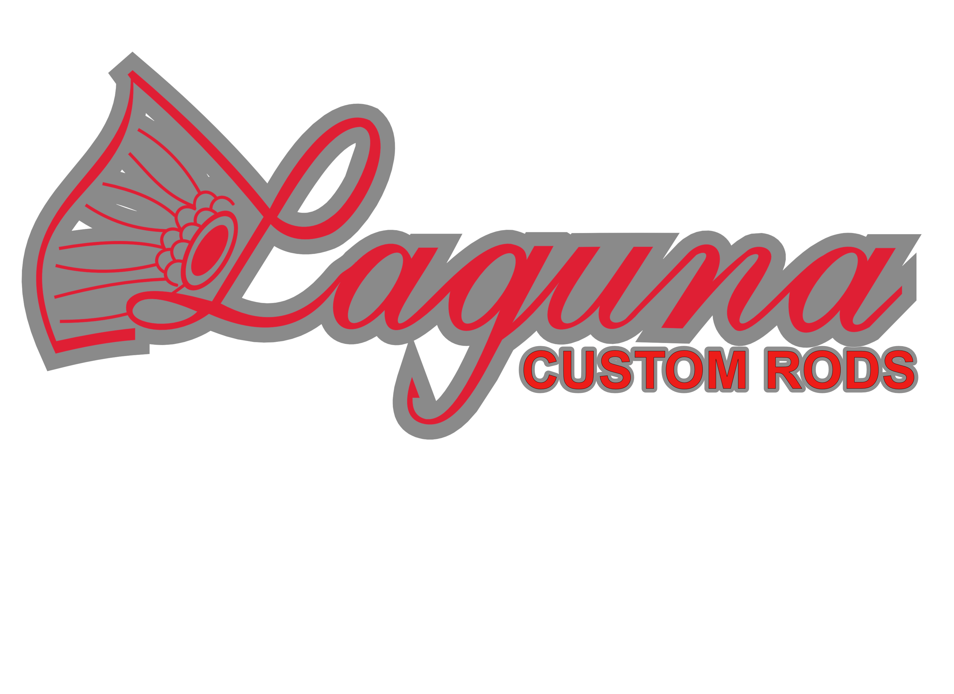 Laguna Custom Rods 9.5 in Decal